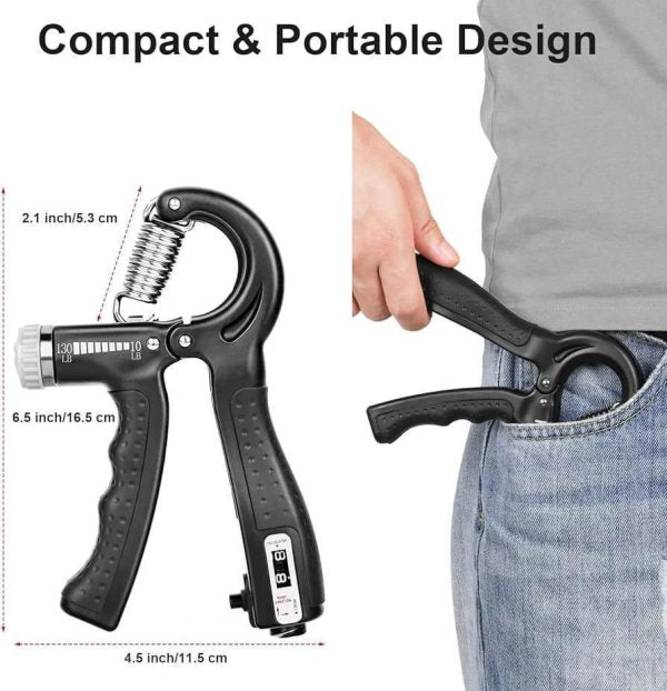 Hand Grip Strengthener Adjustable Resistance